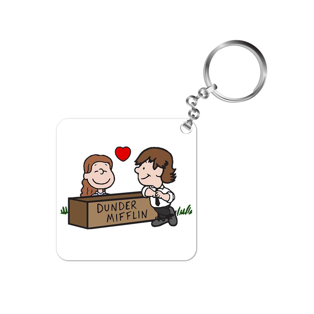 the office jim & pam keychain keyring for car bike unique home tv & movies buy online india the banyan tee tbt men women girls boys unisex