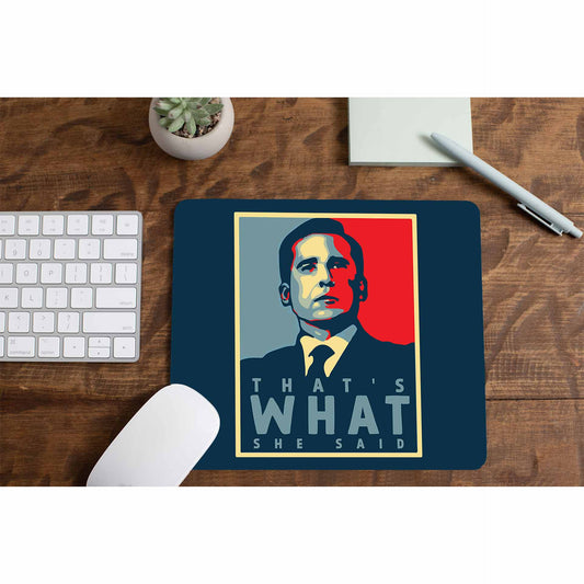 the office that's what she said mousepad logitech large anime tv & movies buy online india the banyan tee tbt men women girls boys unisex  - michael scott quote