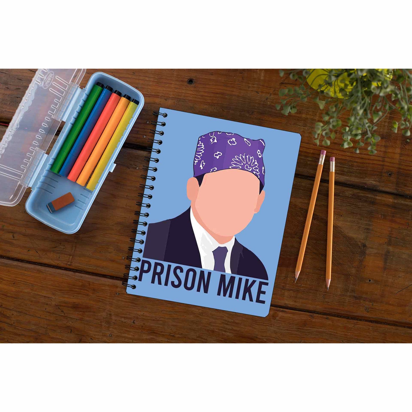 the office prison mike notebook notepad diary buy online india the banyan tee tbt unruled - michael scott