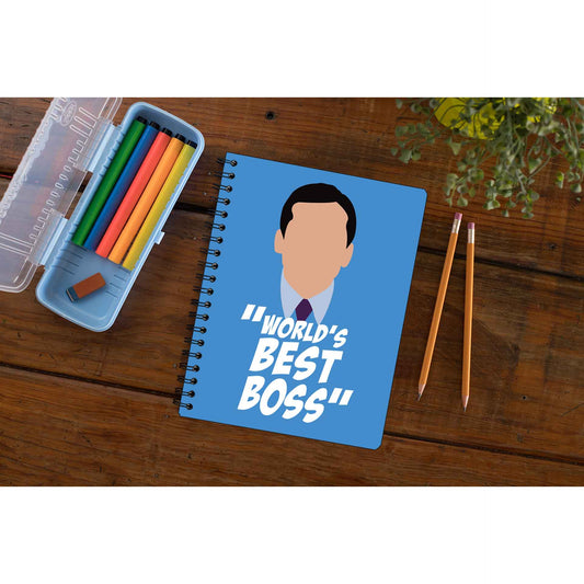 the office world's best boss notebook notepad diary buy online india the banyan tee tbt unruled - michael scott