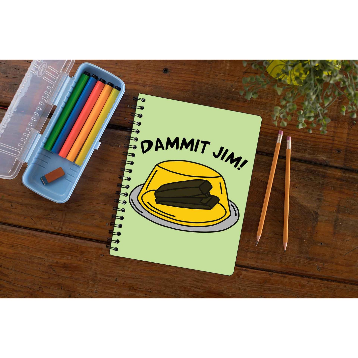 the office dammit jim notebook notepad diary buy online india the banyan tee tbt unruled