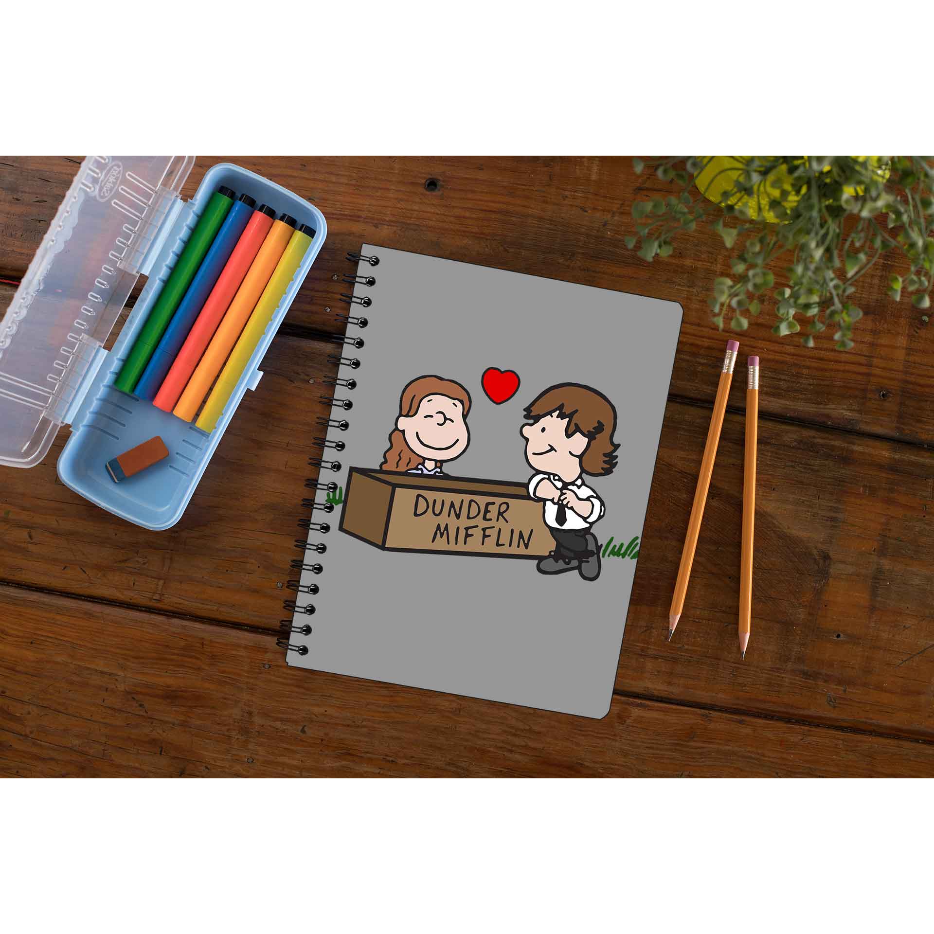 the office jim & pam notebook notepad diary buy online india the banyan tee tbt unruled