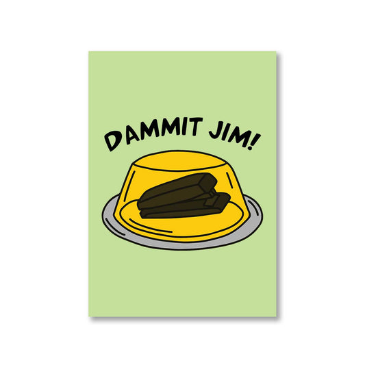 the office dammit jim poster wall art buy online india the banyan tee tbt a4