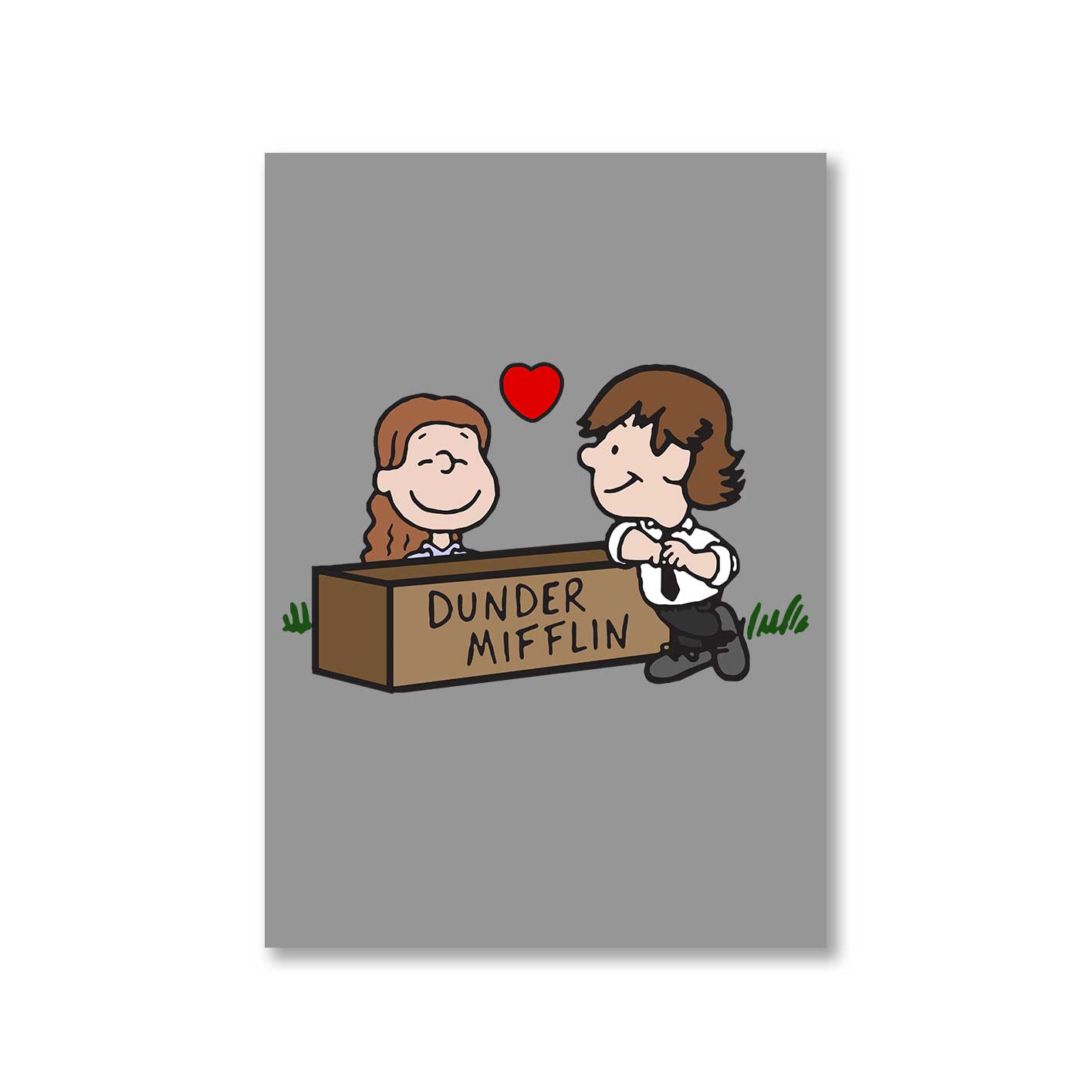 the office jim & pam poster wall art buy online india the banyan tee tbt a4