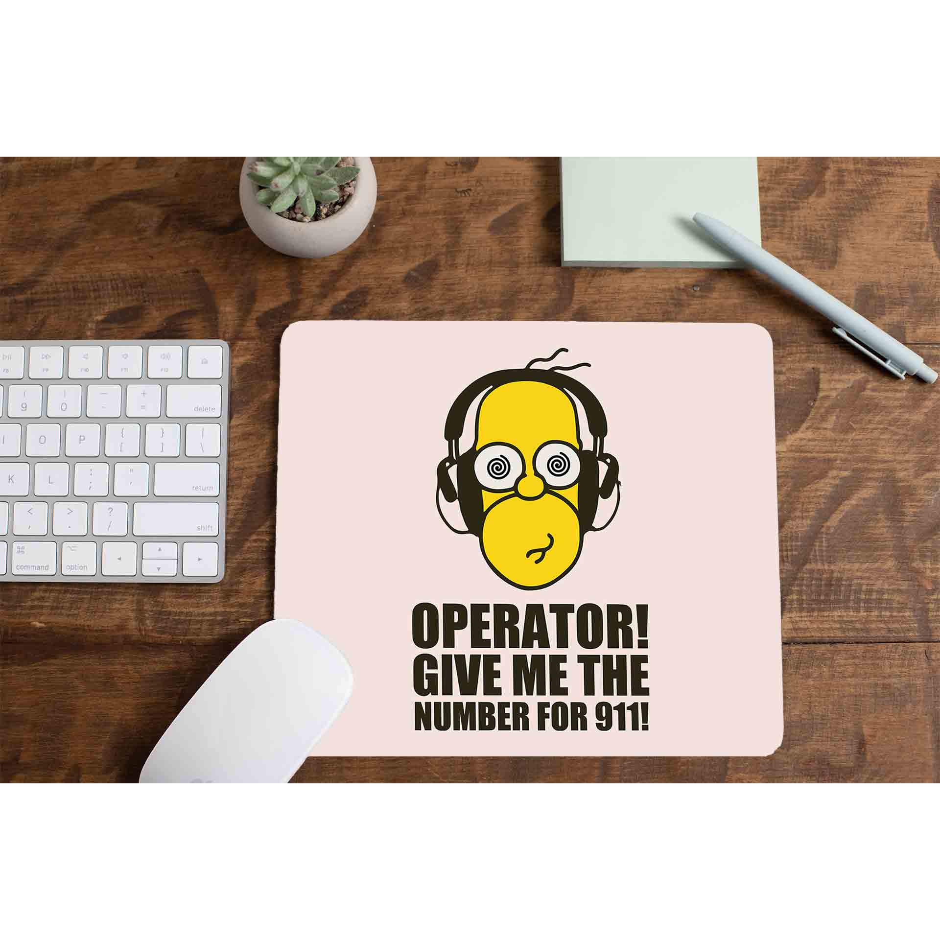 the simpsons number for 911 mousepad logitech large anime tv & movies buy online india the banyan tee tbt men women girls boys unisex  - homer simpson