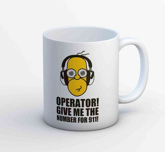 the simpsons number for 911 mug coffee ceramic tv & movies buy online india the banyan tee tbt men women girls boys unisex  - homer simpson