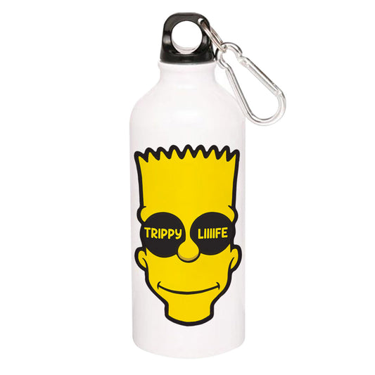 the simpsons trippy life sipper steel water bottle flask gym shaker tv & movies buy online india the banyan tee tbt men women girls boys unisex  - bart simpson