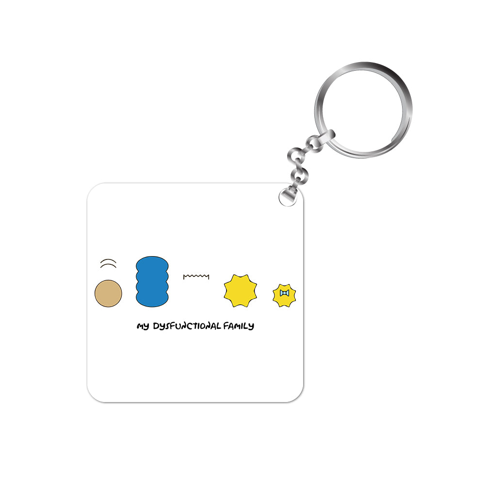 The Simpsons Keychain by The Banyan Tee TBT - Keyring for Car Bike