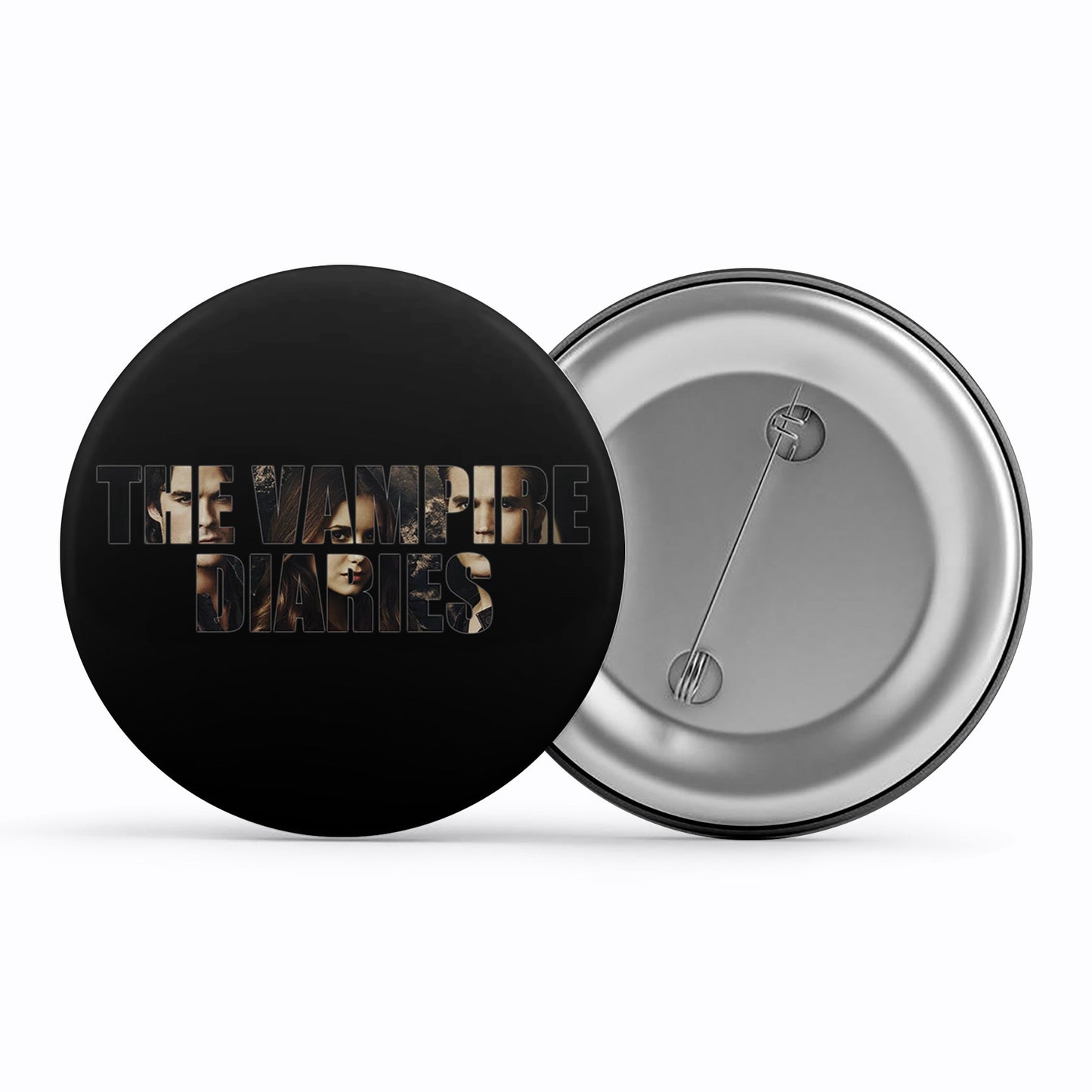 The Vampire Diaries Badge Metal Pin Button The Banyan Tee TBT