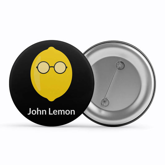 John Lemon The Beatles Badge - Metal Pin Button The Banyan Tee TBT