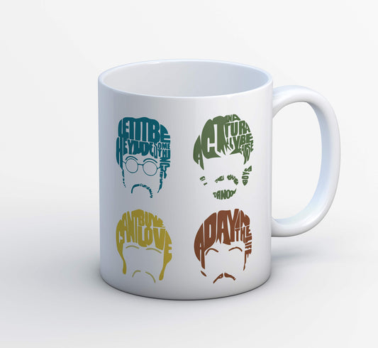 Typography The Beatles Mug Mugs The Banyan Tee TBT Coffee Tea Designer Ceramic Milk Unique under Rs