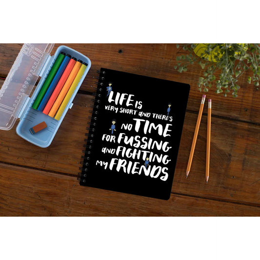 Work It Out The Beatles Notebook - Notebook The Banyan Tee TBT Notepad paper online diary personal girls cute office under 100