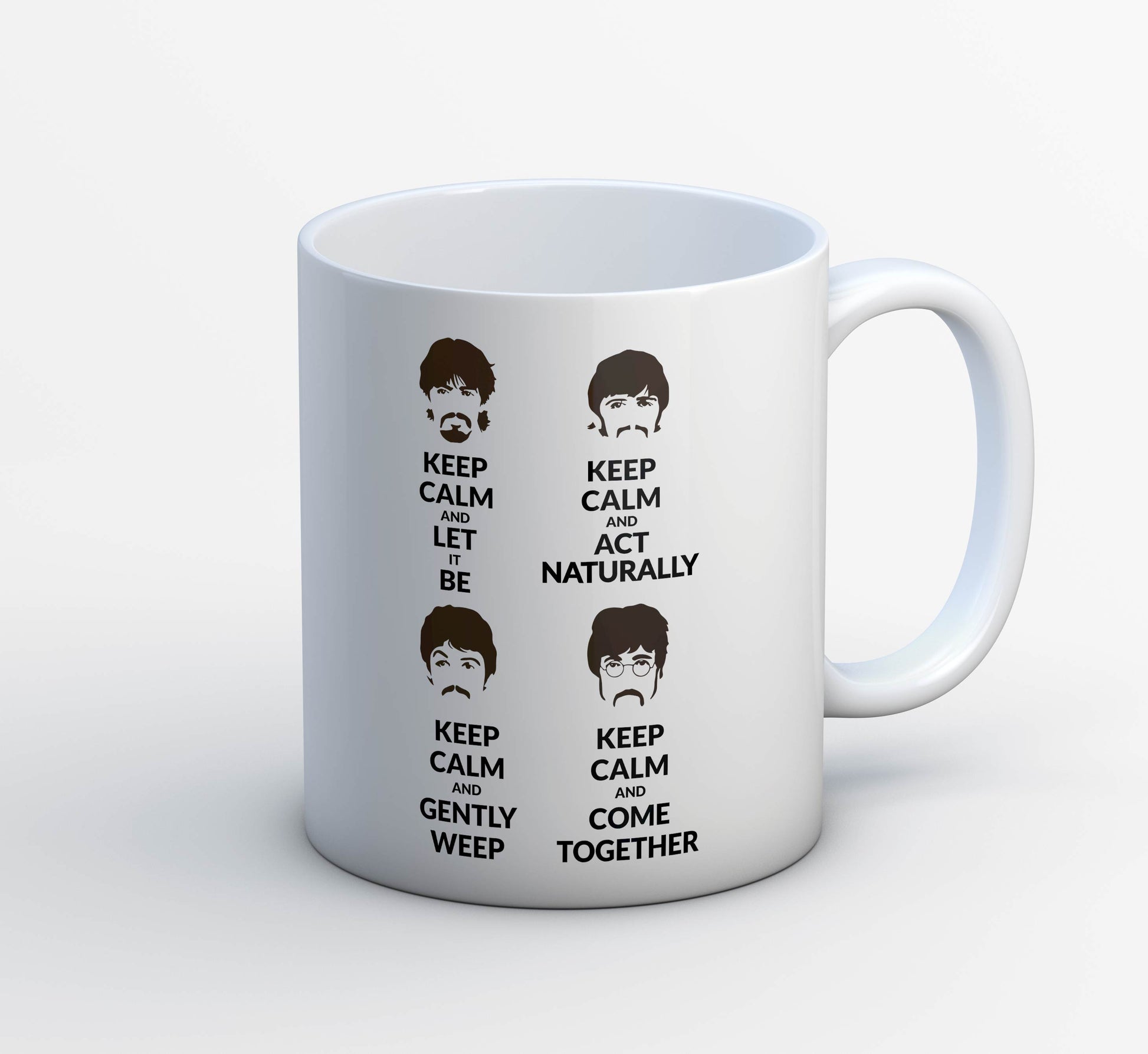 Keep Calm The Beatles Mug Mugs The Banyan Tee TBT Coffee Tea Designer Ceramic Milk Unique under Rs