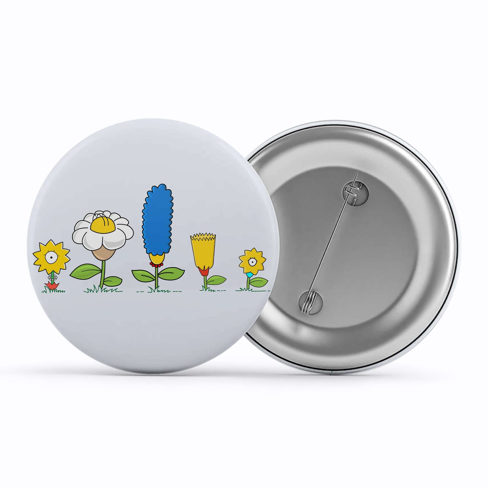 The Simpsons Badge Metal Pin Button The Banyan Tee TBT