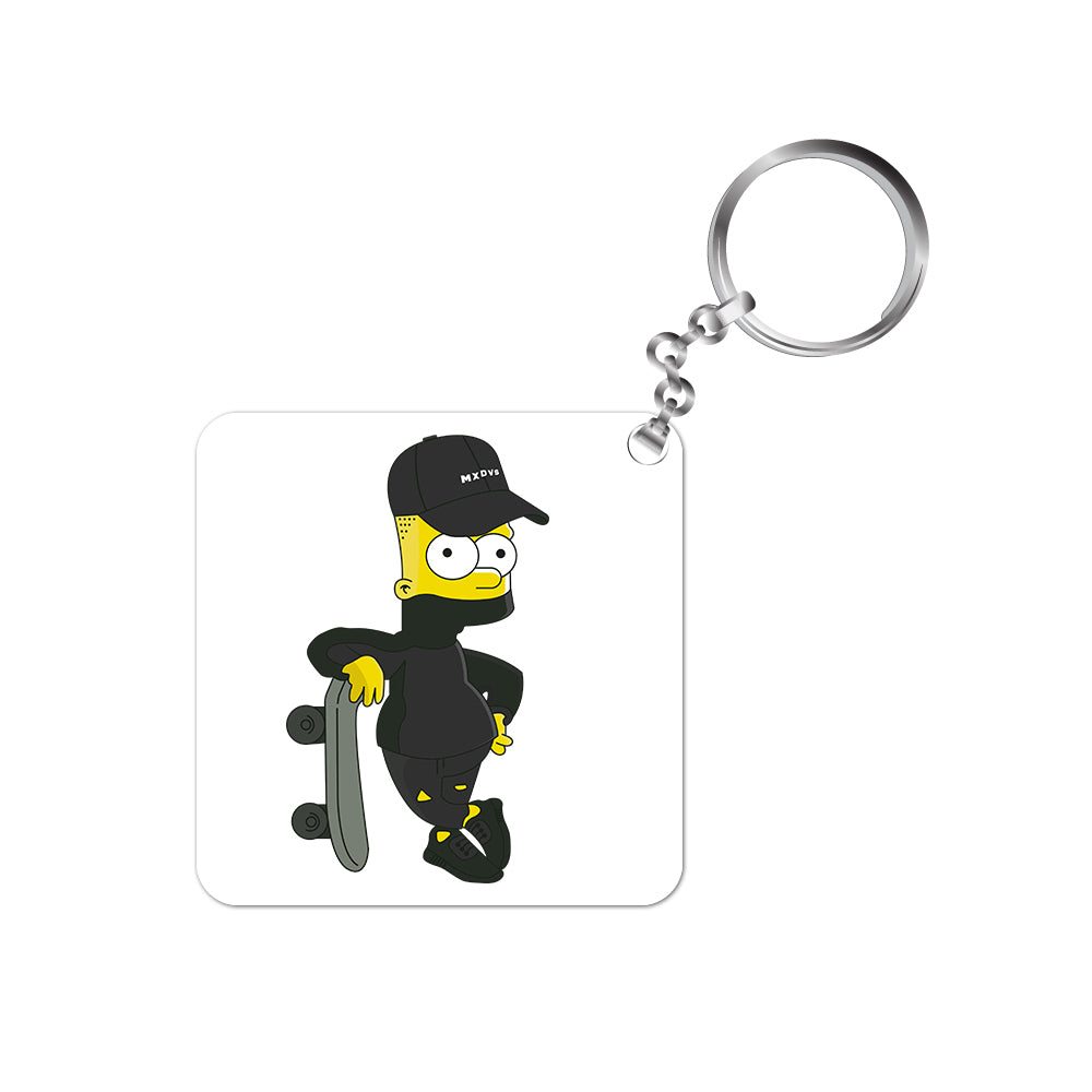 The Simpsons Keychain by The Banyan Tee TBT - Keyring for Car Bike