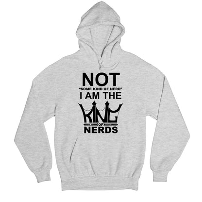 the big bang theory king of nerds hoodie hooded sweatshirt winterwear tv & movies buy online india the banyan tee tbt men women girls boys unisex gray