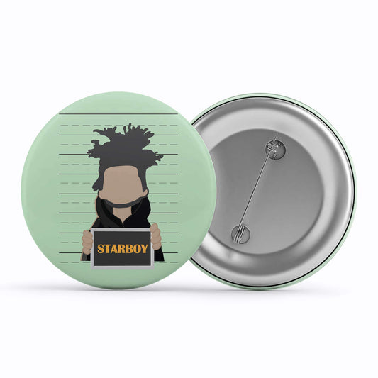 the weeknd starboy badge pin button music band buy online india the banyan tee tbt men women girls boys unisex