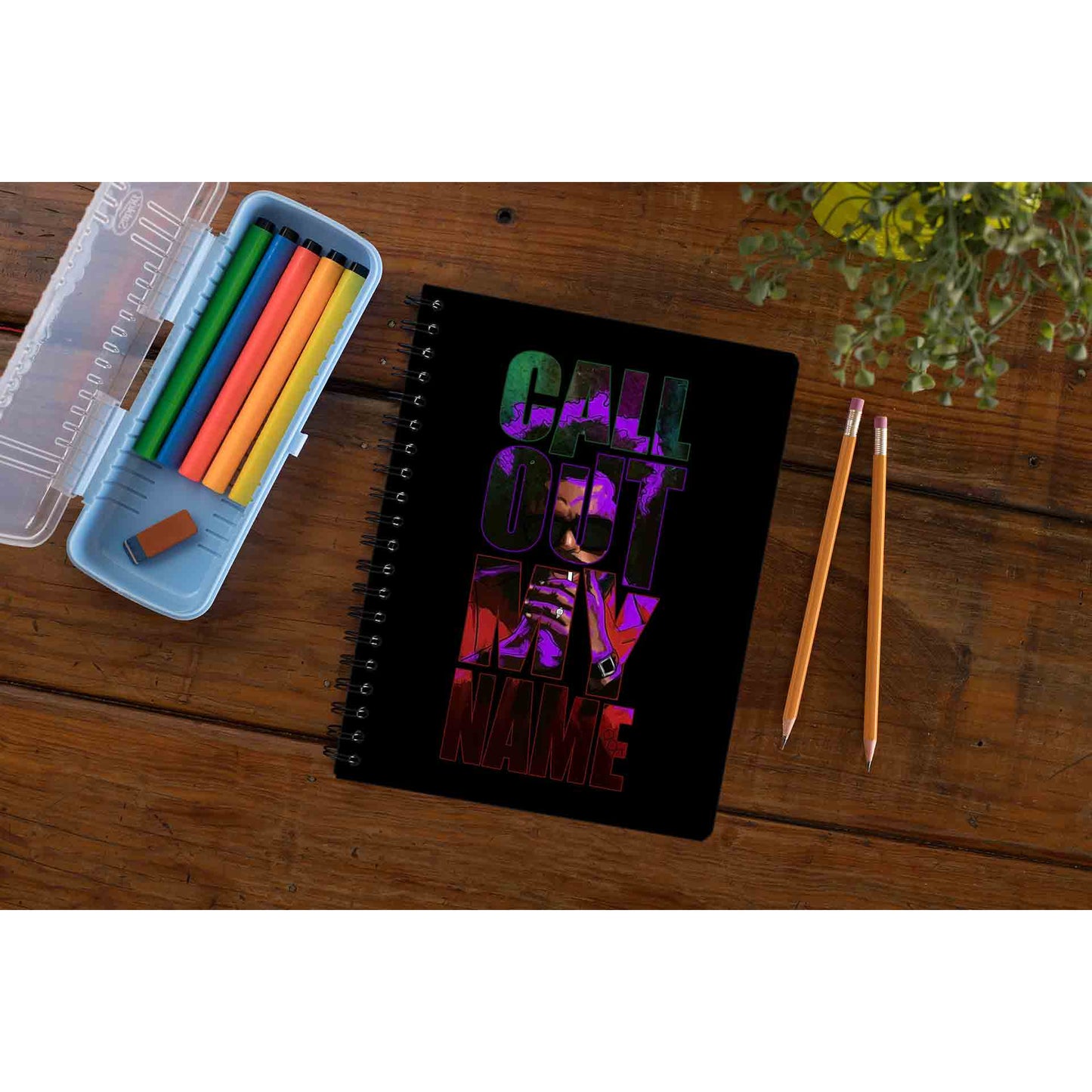 the weeknd call out my name notebook notepad diary buy online india the banyan tee tbt unruled