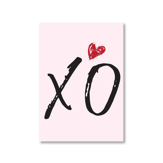 the weeknd xo poster wall art buy online india the banyan tee tbt a4