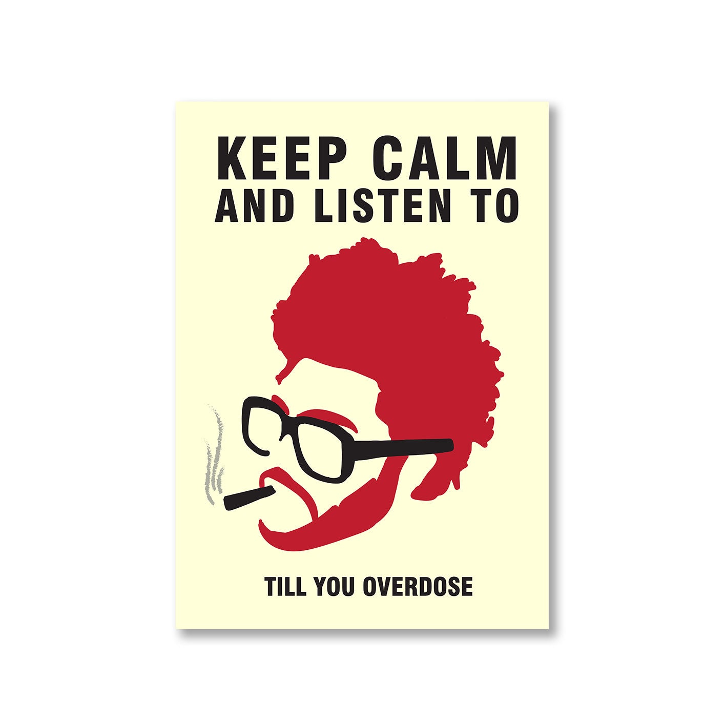 the weeknd keep calm poster wall art buy online india the banyan tee tbt a4