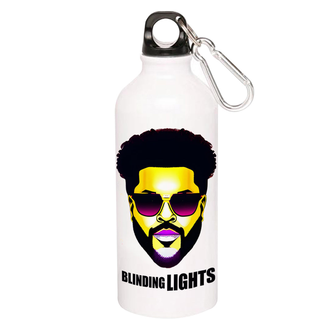 the weeknd blinding lights sipper steel water bottle flask gym shaker music band buy online india the banyan tee tbt men women girls boys unisex