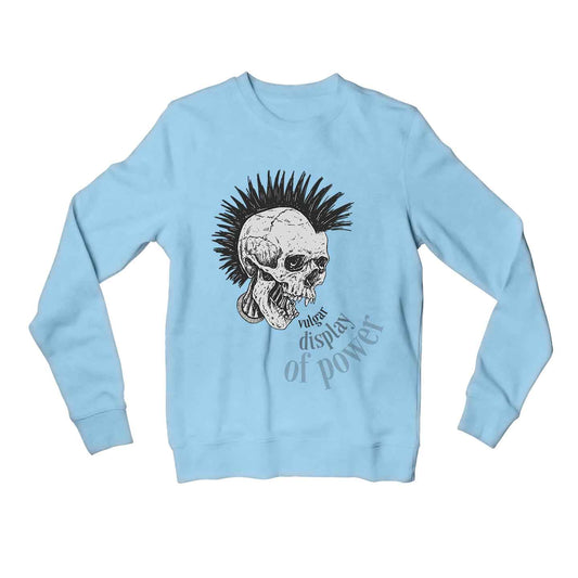 pantera vulgar display of power sweatshirt upper winterwear music band buy online india the banyan tee tbt men women girls boys unisex baby blue