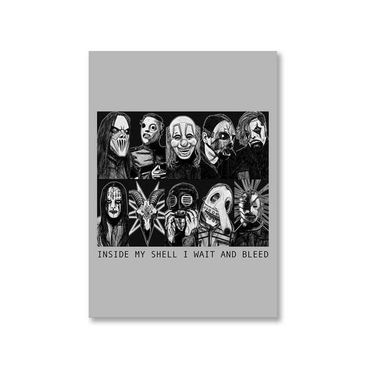 slipknot wait & bleed poster wall art buy online india the banyan tee tbt a4