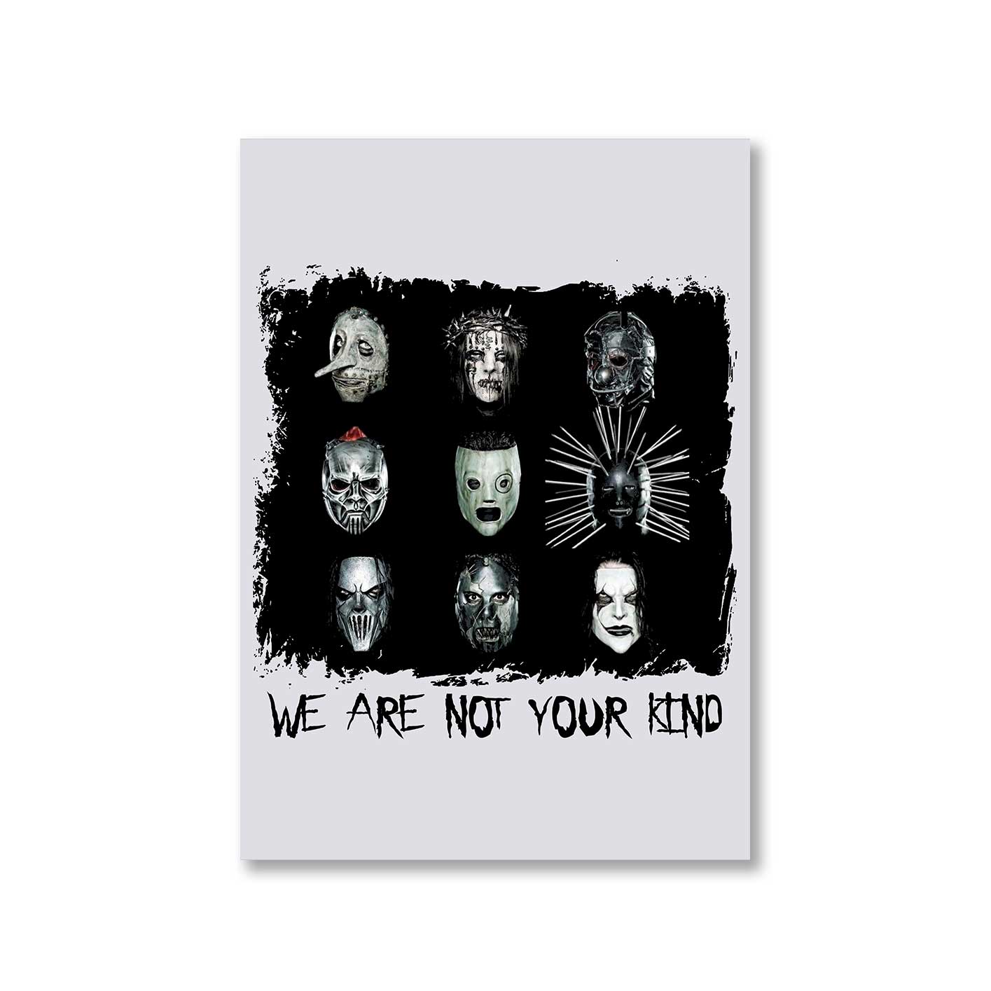 slipknot we are not your kind poster wall art buy online india the banyan tee tbt a4