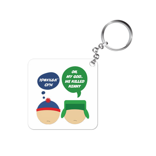 south park we killed kenny keychain keyring for car bike unique home tv & movies buy online india the banyan tee tbt men women girls boys unisex  south park kenny cartman stan kyle cartoon character illustration