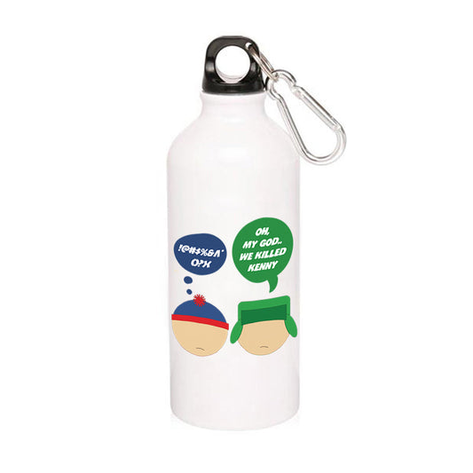 south park we killed kenny sipper steel water bottle flask gym shaker tv & movies buy online india the banyan tee tbt men women girls boys unisex  south park kenny cartman stan kyle cartoon character illustration