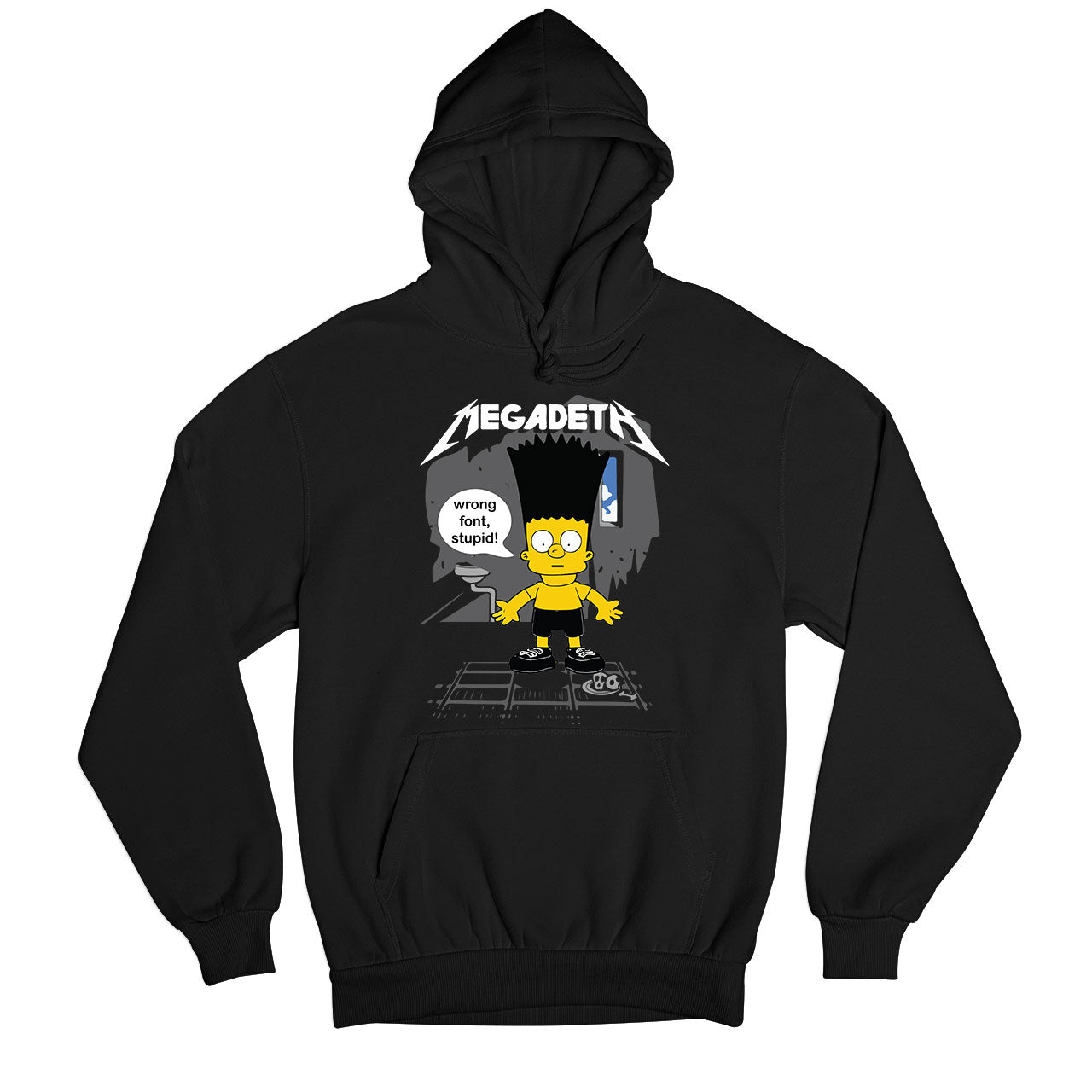 megadeth wrong font hoodie hooded sweatshirt winterwear music band buy online india the banyan tee tbt men women girls boys unisex black