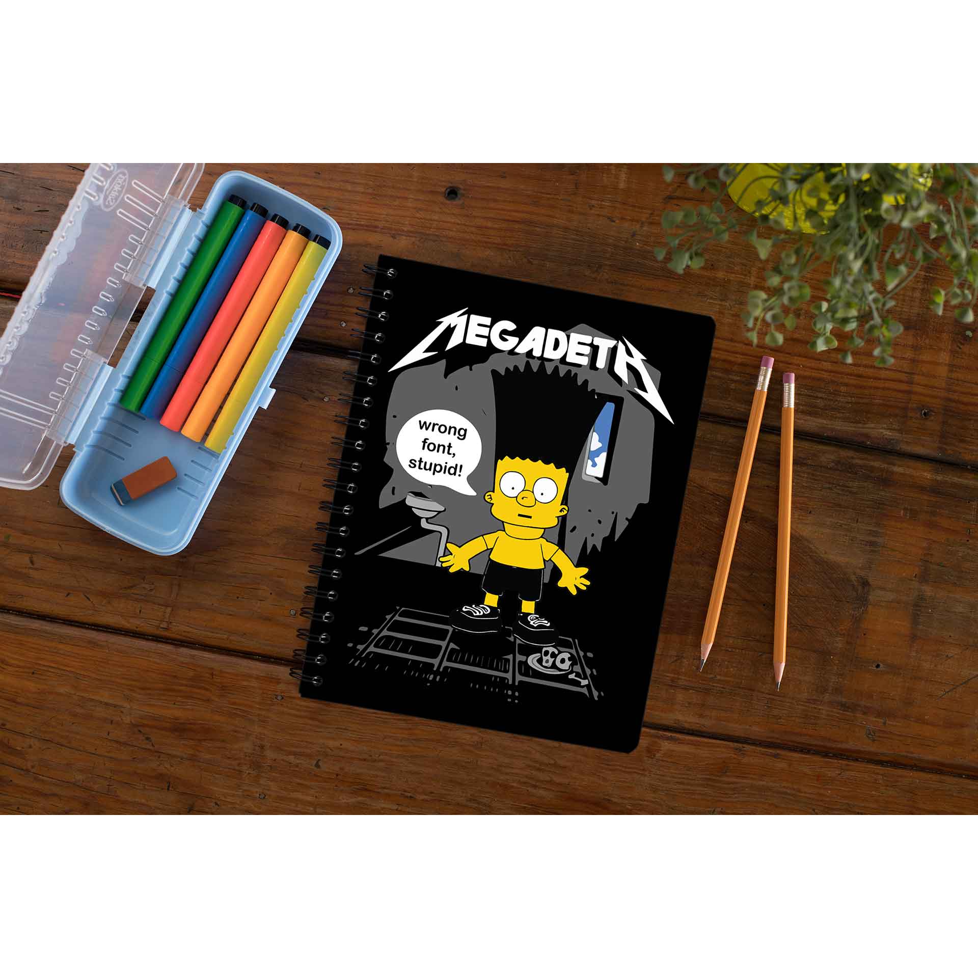 megadeth wrong font notebook notepad diary buy online india the banyan tee tbt unruled