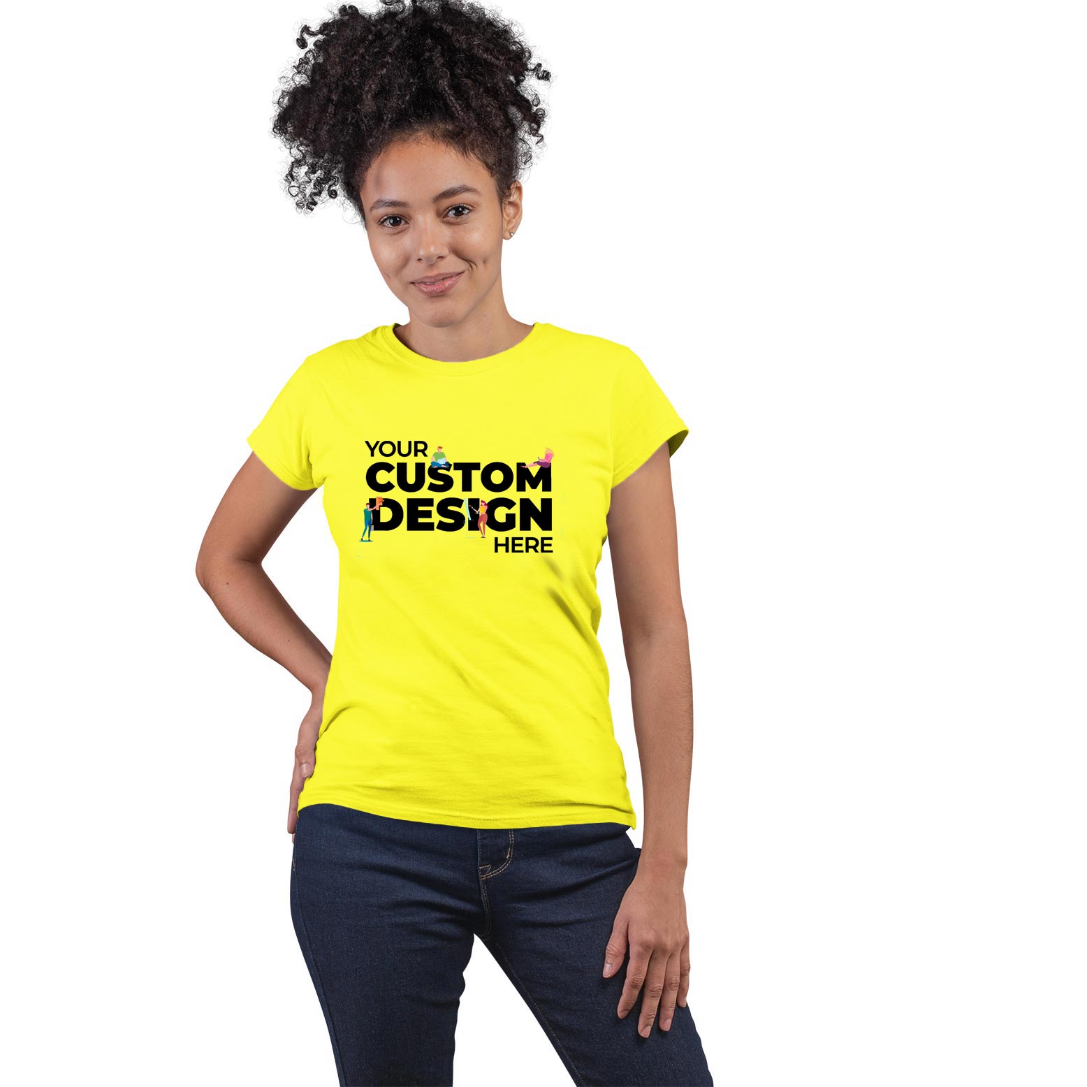 custom customizable personalised yellow tops by the banyan tee cotton plain yellow top for women india tops for girls tops for women