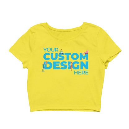 yellow custom customizable personalized your logo image crop tops by the banyan tee plain black crop top crop tops india crop tops for girls