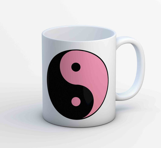 black pink yin yang mug coffee ceramic music band buy online india the banyan tee tbt men women girls boys unisex  song k pop jennie lisa jisoo rose