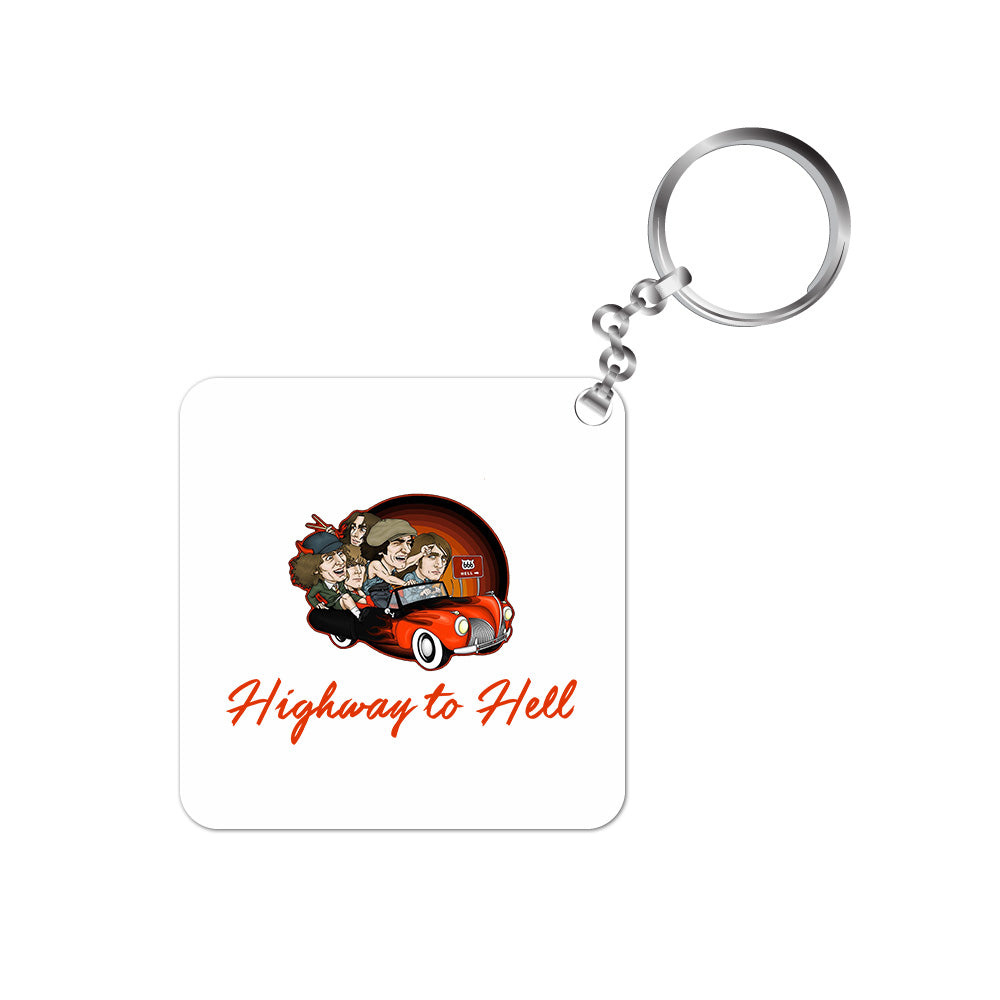 ac/dc highway to hell keychain keyring for car bike unique home music band buy online india the banyan tee tbt men women girls boys unisex