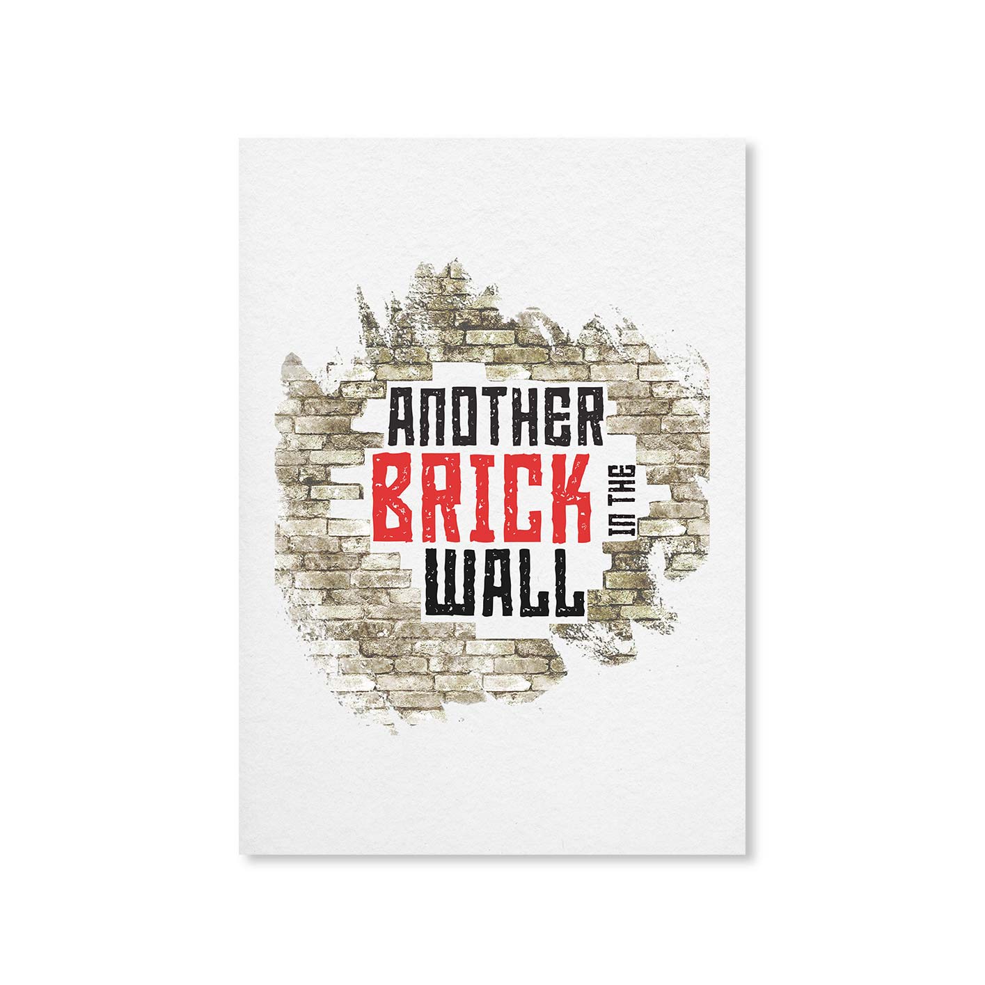 Pink Floyd Poster - Another Brick In The Wall Posters The Banyan Tee TBT