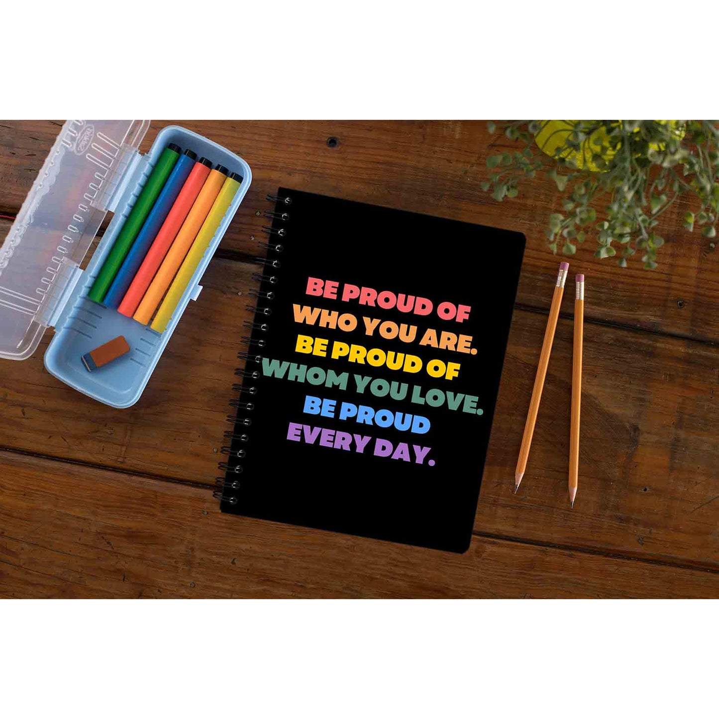pride be proud notebook notepad diary buy online india the banyan tee tbt unruled - lgbtqia+