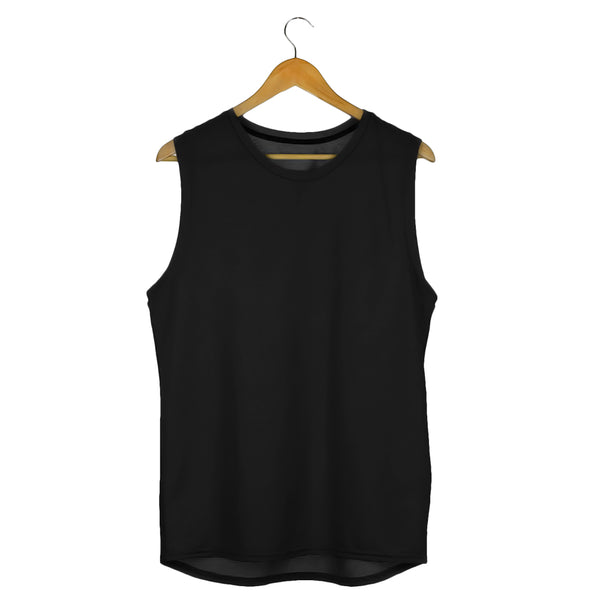 Sleeveless T shirt Black TBT Basics – The Banyan Tee