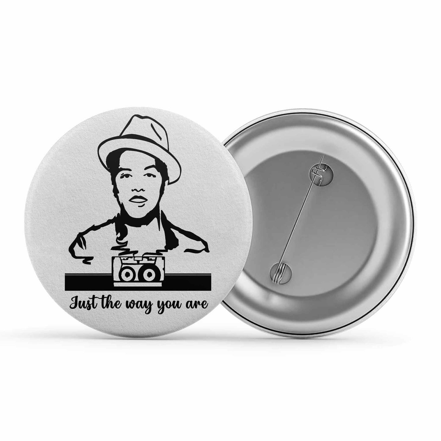 bruno mars just the way you are badge pin button music band buy online india the banyan tee tbt men women girls boys unisex