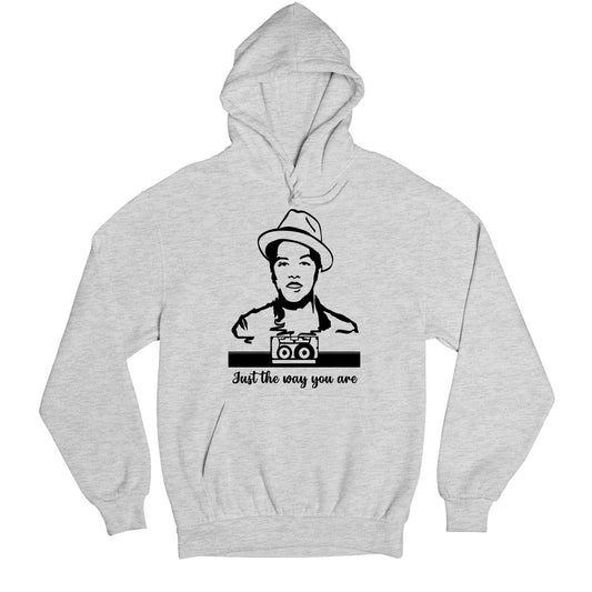 bruno mars just the way you are hoodie hooded sweatshirt winterwear music band buy online india the banyan tee tbt men women girls boys unisex gray