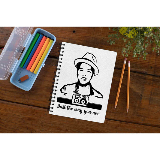 bruno mars just the way you are notebook notepad diary buy online india the banyan tee tbt unruled