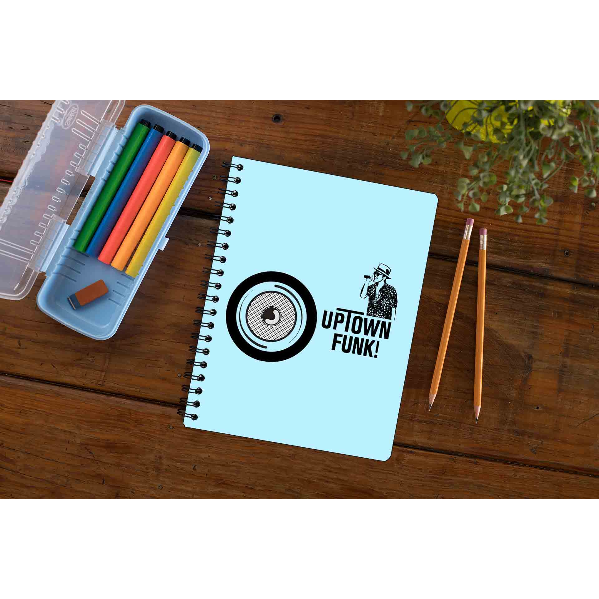 bruno mars uptown funk notebook notepad diary buy online india the banyan tee tbt unruled