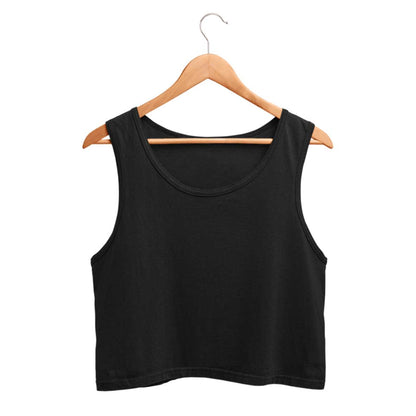 crop tank tops black crop tank top the banyan tee tbt basics  for girls for women for gym