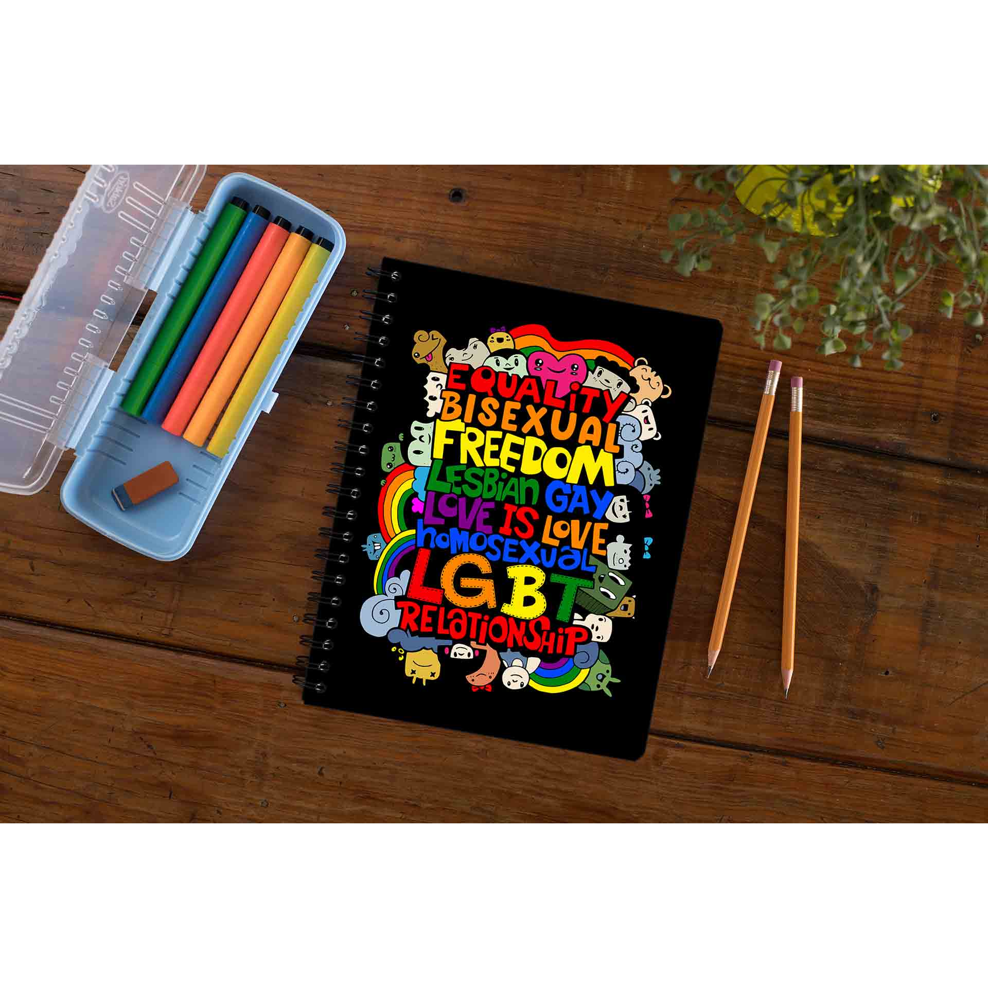 pride doodle notebook notepad diary buy online india the banyan tee tbt unruled - lgbtqia+