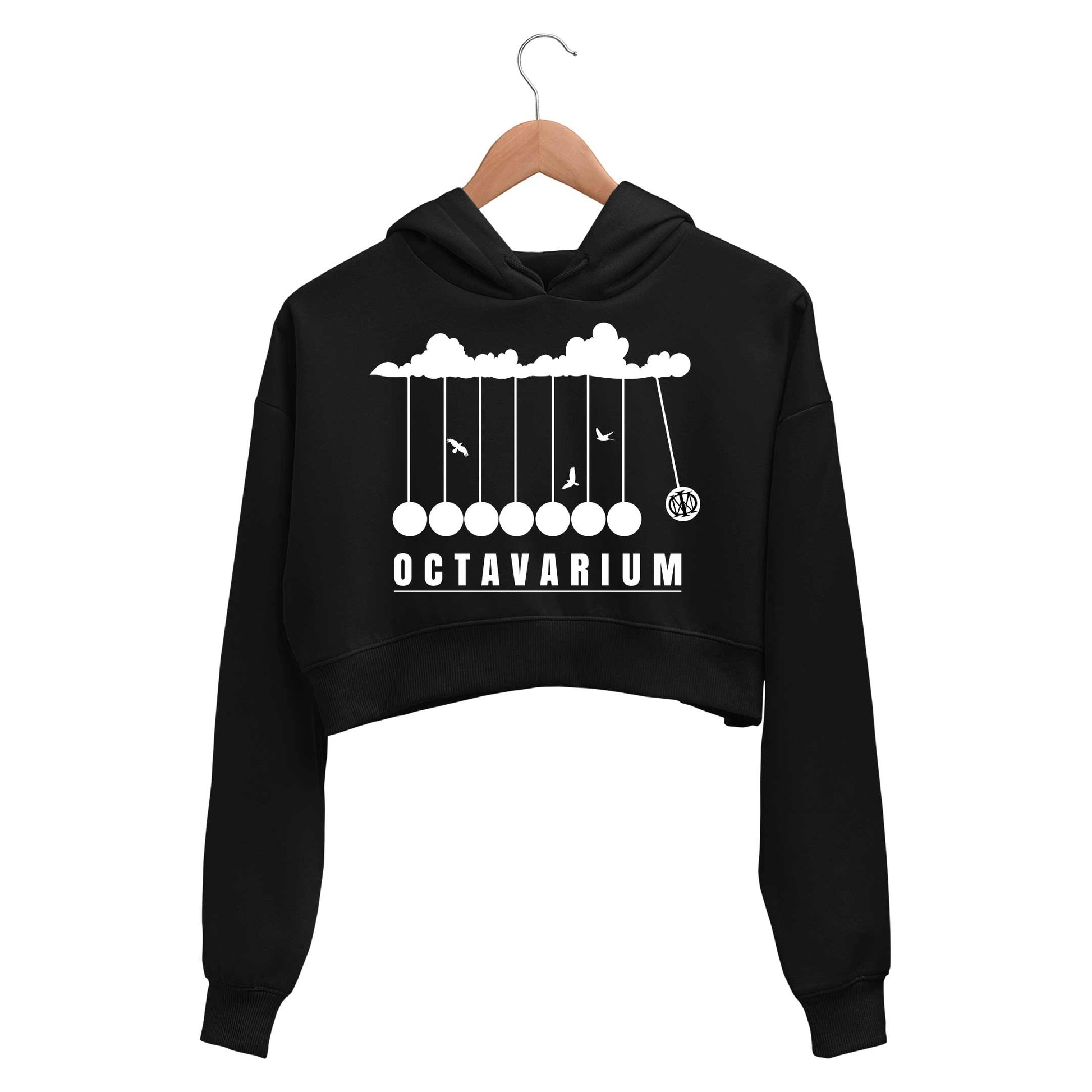 dream theater octavarium crop hoodie hooded sweatshirt upper winterwear music band buy online india the banyan tee tbt men women girls boys unisex black