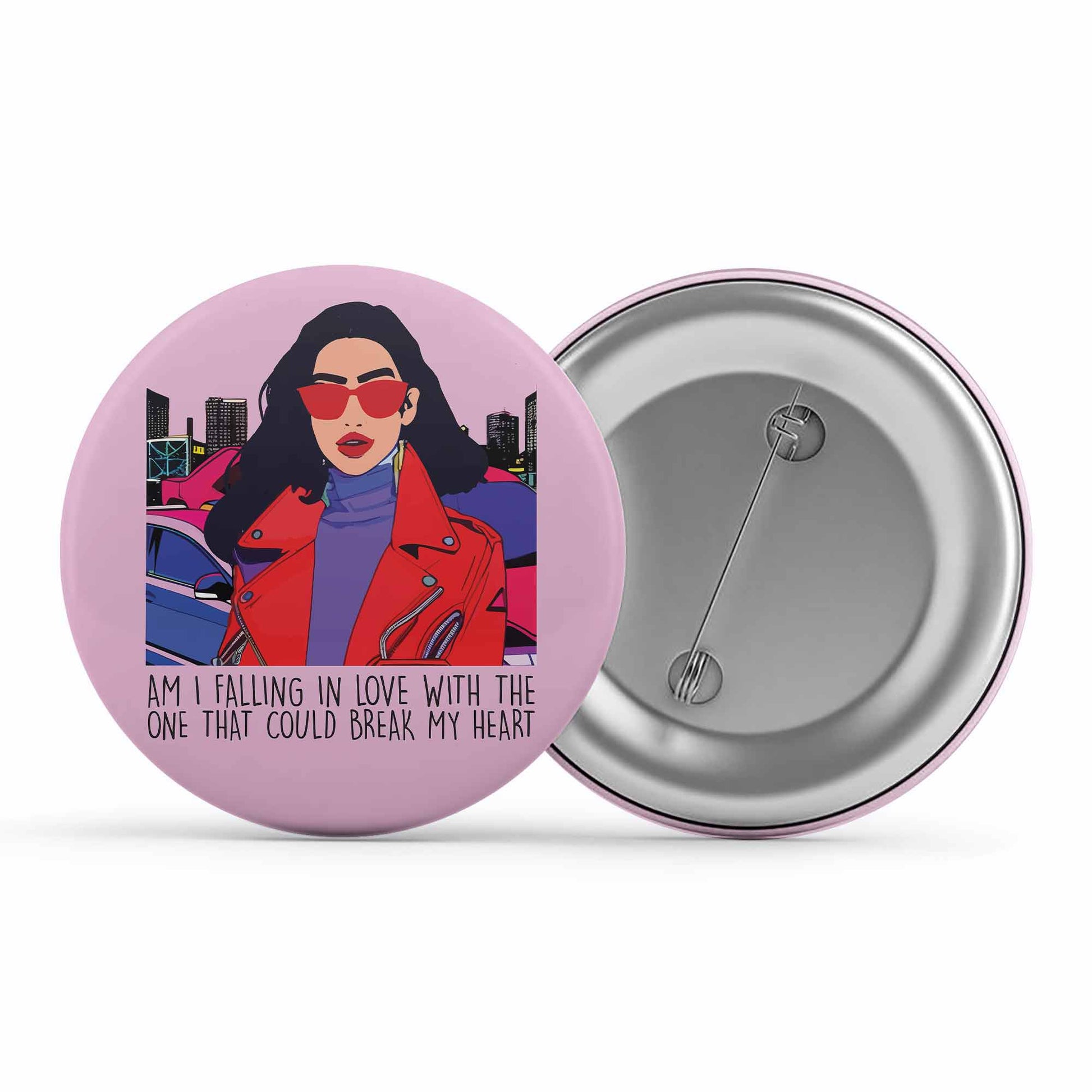 dua lipa break my heart badge pin button music band buy online india the banyan tee tbt men women girls boys unisex