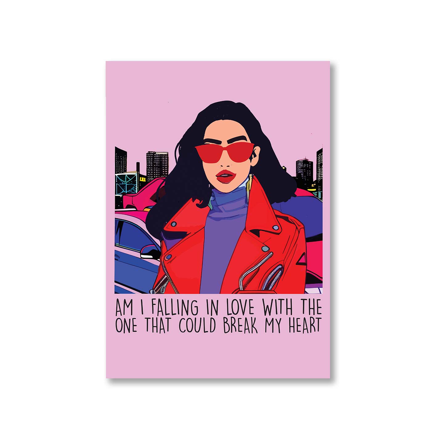 dua lipa break my heart poster wall art buy online india the banyan tee tbt a4