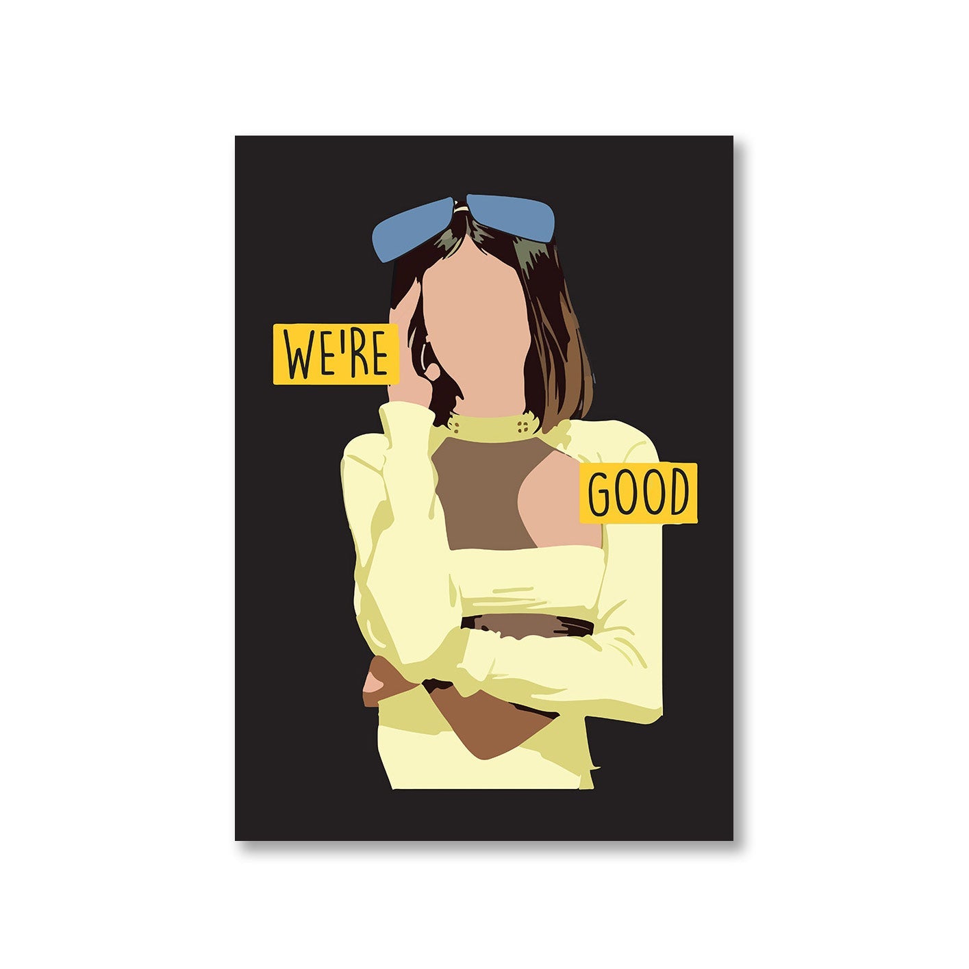 dua lipa we're good poster wall art buy online india the banyan tee tbt a4