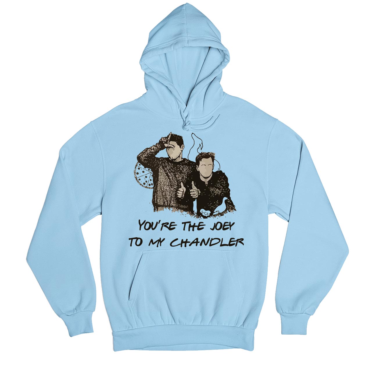 Friends Hoodie - Joey Chandler Hoodie Hooded Sweatshirt The Banyan Tee TBT